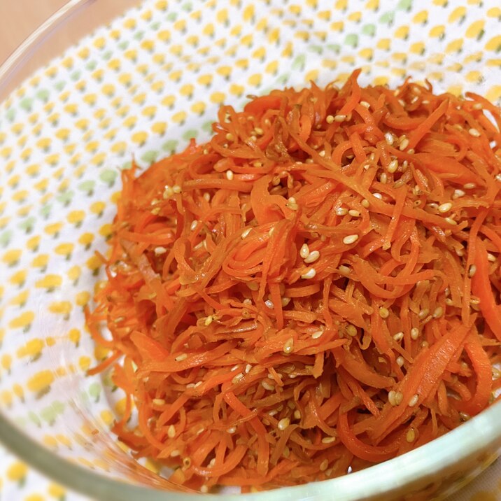 作り置き♡にんじんの塩きんぴら